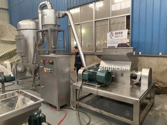 Thép không gỉ Walnut Shell Crusher thô Walnut Shell máy nghiền máy xay thực phẩm bột làm bằng CE