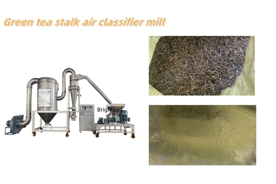 Green Tea Stalk Air Classifier Máy bột trà Green Tea Stalk
