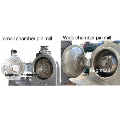 Cây giống bánh pin Mill máy nghiền ống kính rộng pin với thép không gỉ hạt giống bánh bột nghiền máy