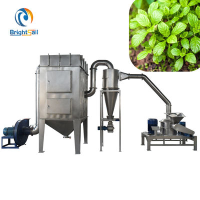 Máy sản xuất 20kg / H Máy làm bột thảo dược SS304 11kw