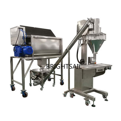 Máy chiết rót bột trục vít bán tự động Niêm phong nhiệt