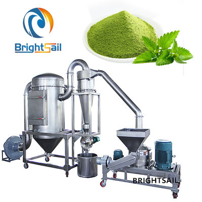 Máy phân loại không khí lá Brightsail  Máy nghiền lá Moringa Máy nghiền lá trà Máy nghiền